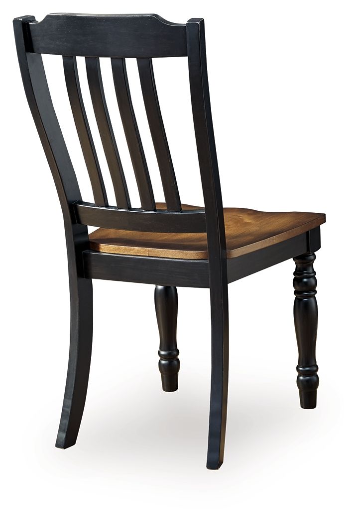 Clorazi - Dining Room Side Chair (Set of 2) - Black / Brown - R&R Furniture Gallery (Fountain Valley, CA)