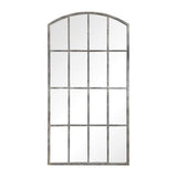 Uttermost Amiel arched ivory wall mirror with elegant frame, perfect for adding style to any room decor.