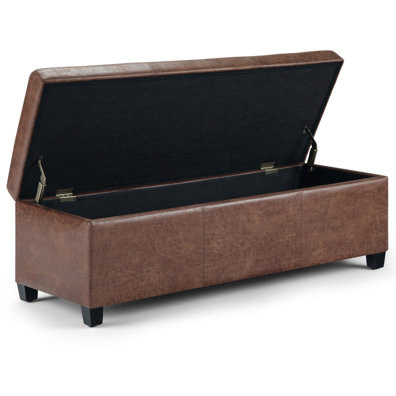 Avalon - Multifunctional Storage Ottoman Bench - R&R Furniture Gallery (Fountain Valley, CA)