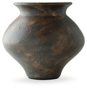 Laddlow - Vase - Antique Brown - R&R Furniture Gallery (Fountain Valley, CA)