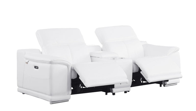 9762 - 7-Piece Modular Power Reclining Sofa, Loveseat And Chair Set With 5 Power Recliners In