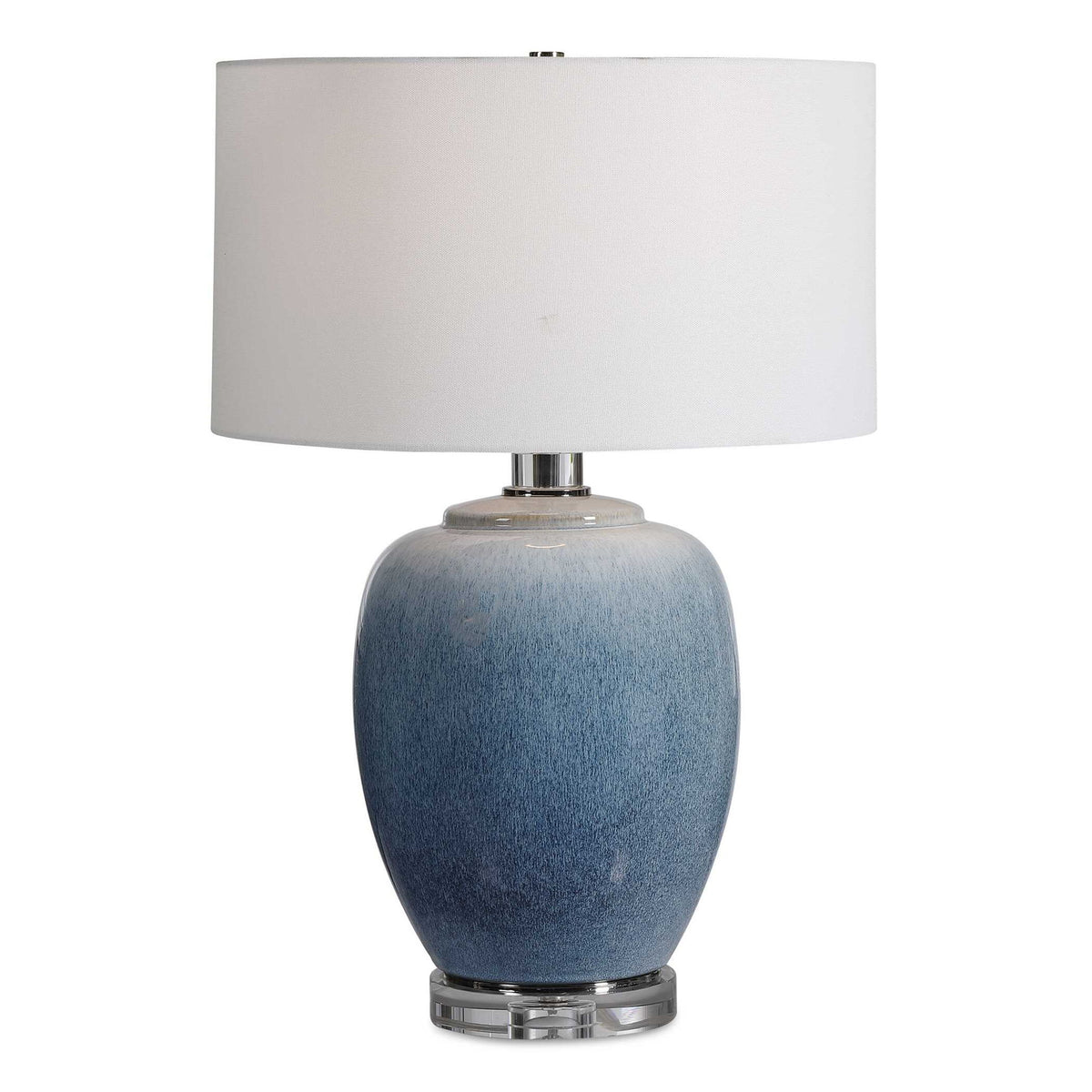 Blue Waters - Ceramic Table Lamp - Blue