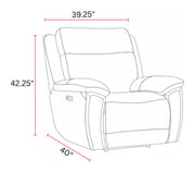 Jameson - Power Reclining Zero Gravity Sofa Set - R&R Furniture Gallery (Fountain Valley, CA)
