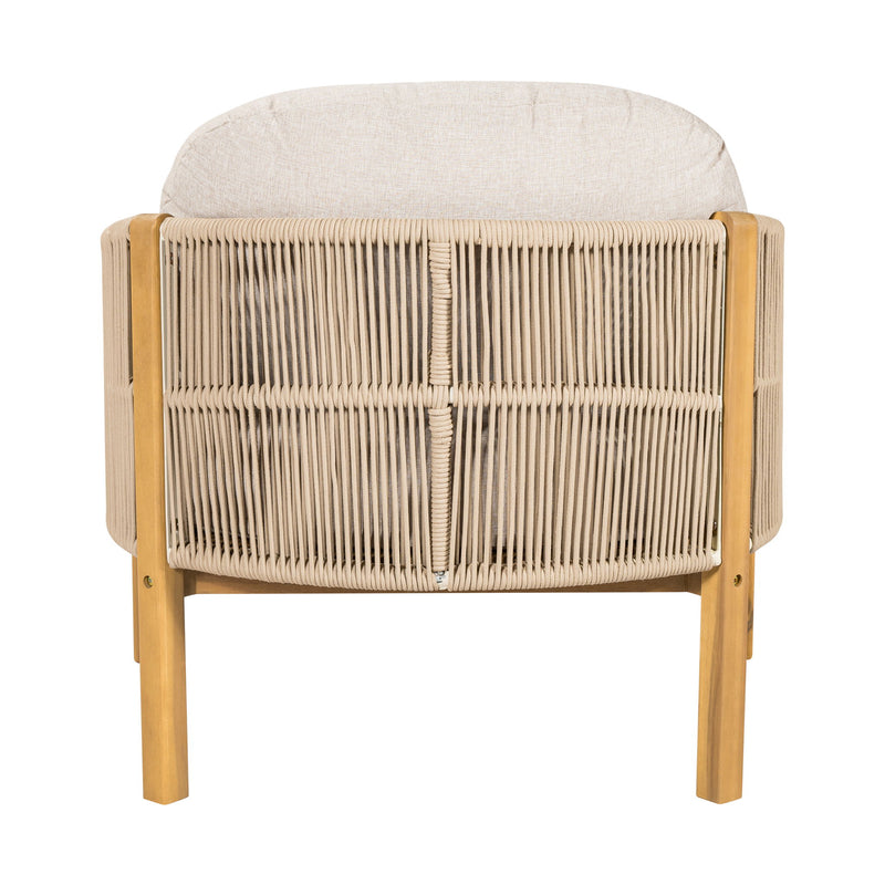 Grotta - Outdoor Wood Club Chair (Set of 2) - R&R Furniture Gallery (Fountain Valley, CA)