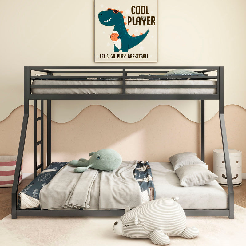 House & Home Furniture Adam bunk bed with sturdy wood frame and ladder, ideal for kids' bedroom sleeping arrangement.