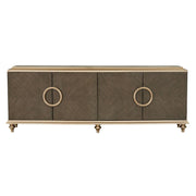Ashtin - Console Cabinet - Brown - R&R Furniture Gallery (Fountain Valley, CA)