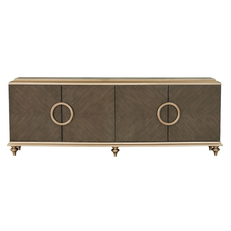 Ashtin - Console Cabinet - Brown - R&R Furniture Gallery (Fountain Valley, CA)