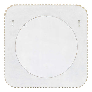 Merak - Teak Mosaic Mirror - Woodtone