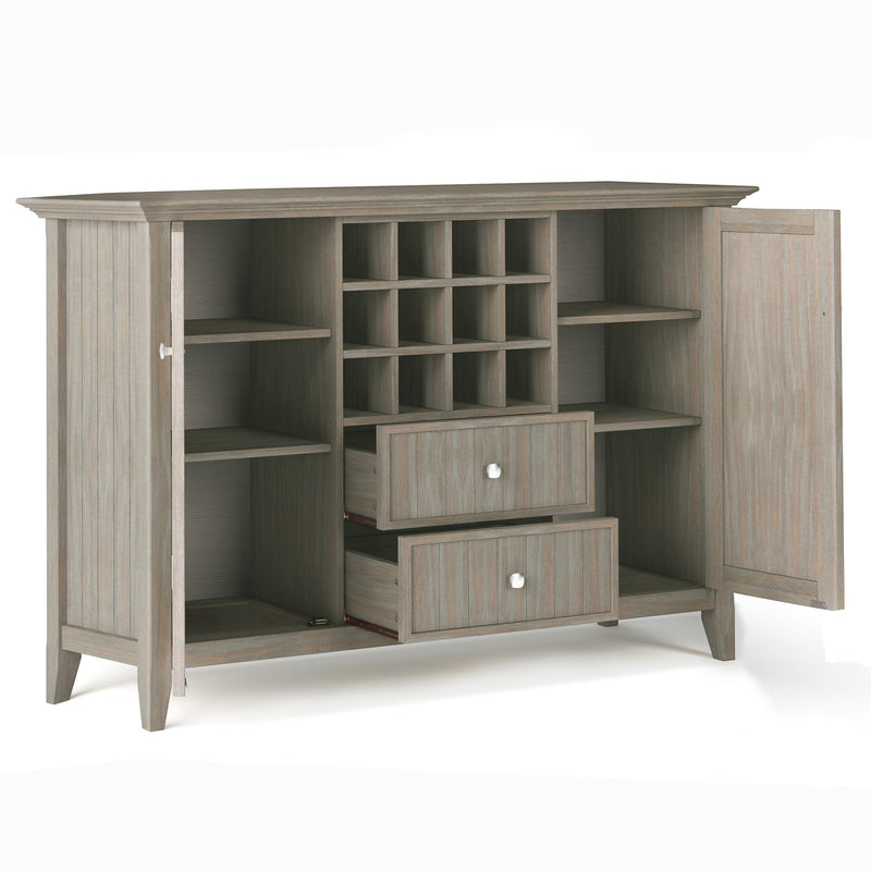 Bedford - Sideboard Buffet And Wine Rack - R&R Furniture Gallery (Fountain Valley, CA)