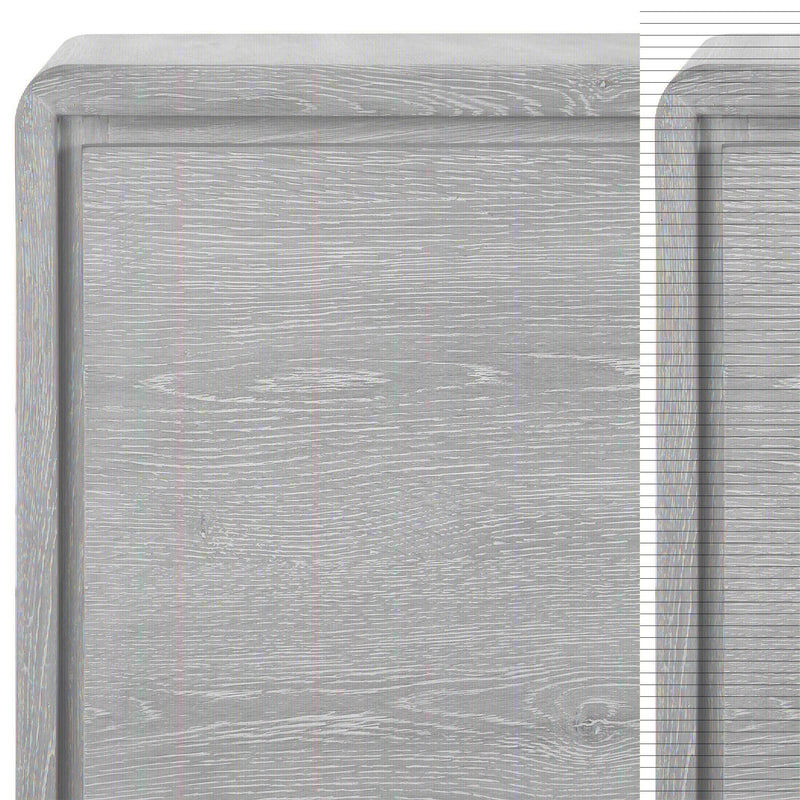 Evanston - 4 Door Natural Oak Cabinet - Woodtone