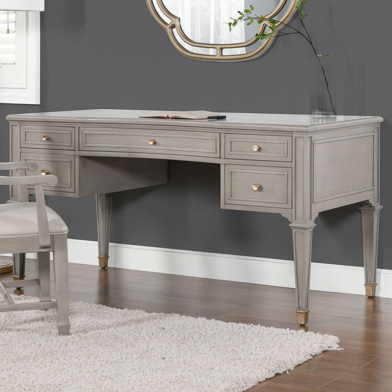 Dauphin - 5 Drawer Executive Desk - R&R Furniture Gallery (Fountain Valley, CA)