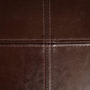 Bonded Leather Upholstered Dining Chair With Solid Wood Legs (Set of 2) - Chocolate - R&R Furniture Gallery (Fountain Valley, CA)