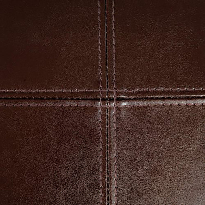 Bonded Leather Upholstered Dining Chair With Solid Wood Legs (Set of 2) - Chocolate - R&R Furniture Gallery (Fountain Valley, CA)
