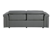 1126 - Top Grain Power Reclining Italian Leather Sofa - R&R Furniture Gallery (Fountain Valley, CA)