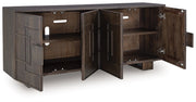 Cato - Accent Cabinet - Dark Brown - R&R Furniture Gallery (Fountain Valley, CA)