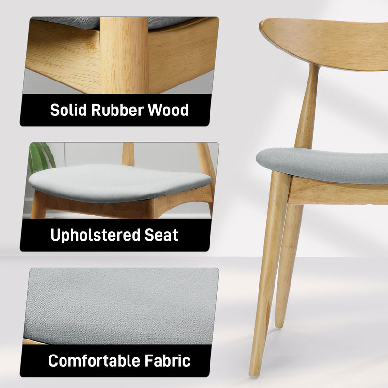 Ergonomic Back Dining Chairs (Set of 2) - R&R Furniture Gallery (Fountain Valley, CA)