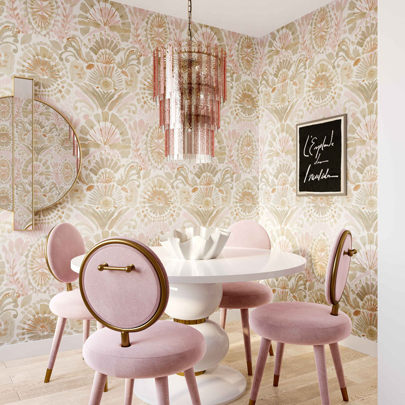 Hampshire - 3-Tier Chandelier - Pink - R&R Furniture Gallery (Fountain Valley, CA)
