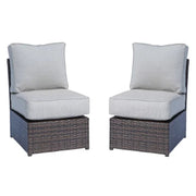 Modern Wicker Outdoor Seating Set With Cushions - R&R Furniture Gallery (Fountain Valley, CA)