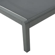 Noble House outdoor patio chaise lounge with five reclining positions, featuring cushioned seating and a sturdy frame.