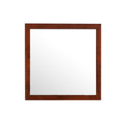 Glory Furniture Burlington modern transitional wall mirror with sleek frame, hanging on a wall, ideal for contemporary home decor.