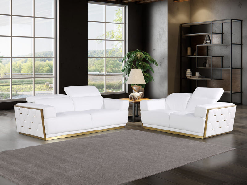 1111 - Leather Living Room Set - R&R Furniture Gallery (Fountain Valley, CA)