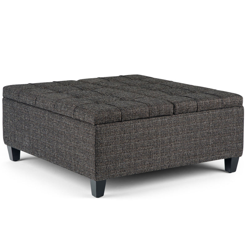 Harrison - Upholstered Coffee Table Storage Ottoman - R&R Furniture Gallery (Fountain Valley, CA)