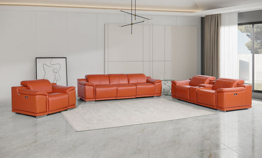 9762 - 7-Piece Modular Power Reclining Sofa, Loveseat And Chair Set With 5 Power Recliners In - R&R Furniture Gallery (Fountain Valley, CA)