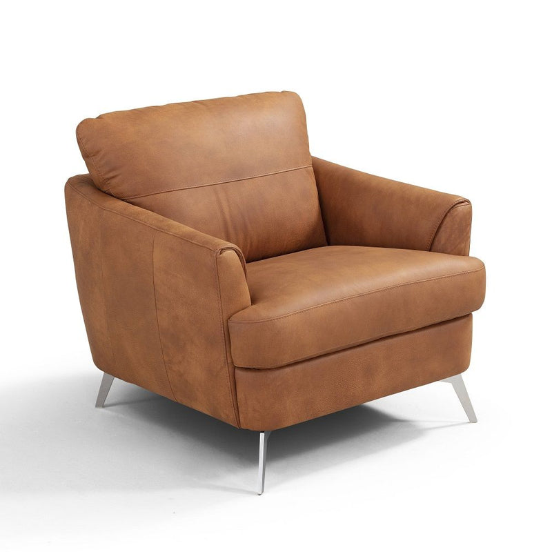 Safi - Chair - Cappuccino Leather - R&R Furniture Gallery (Fountain Valley, CA)