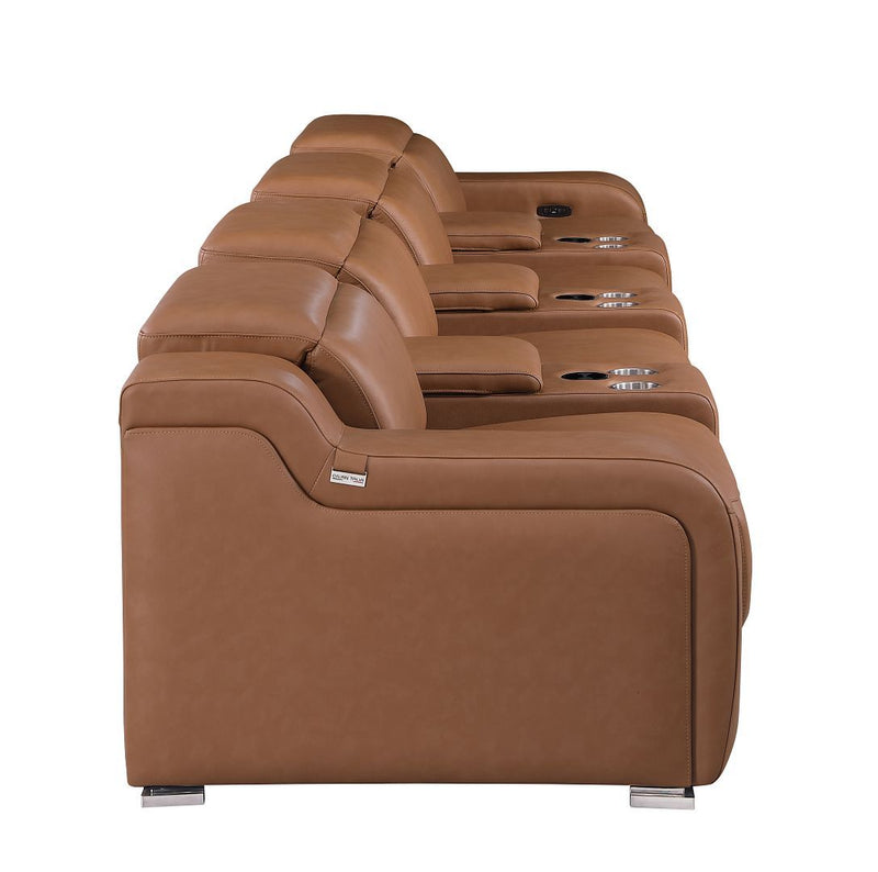 1116 - 7-Piece Modular Power Reclining Sofa In With 4 Power Recliners & Power Headrests