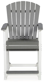 Transville - Barstool (Set of 2) - Gray / White - R&R Furniture Gallery (Fountain Valley, CA)
