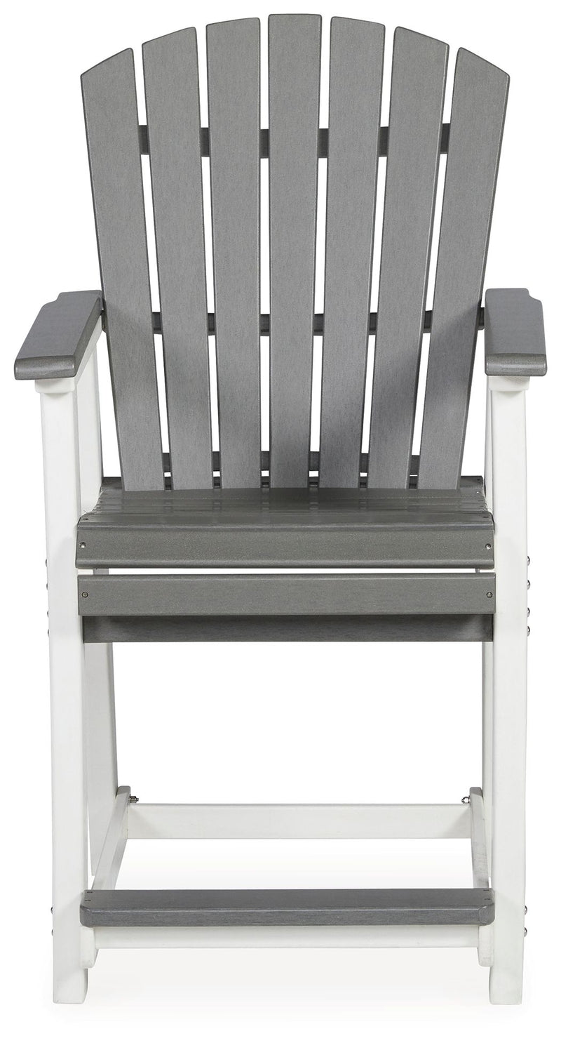 Transville - Barstool (Set of 2) - Gray / White - R&R Furniture Gallery (Fountain Valley, CA)