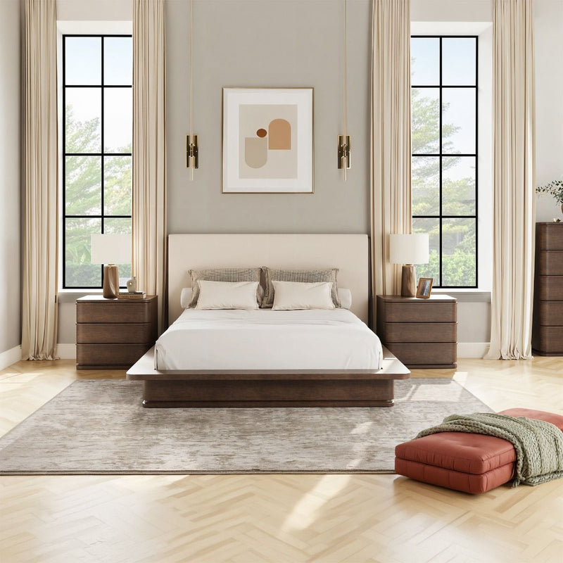 Zoey - Nightstand - Brown Oak