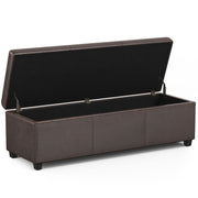 Avalon - Multifunctional Storage Ottoman Bench - R&R Furniture Gallery (Fountain Valley, CA)
