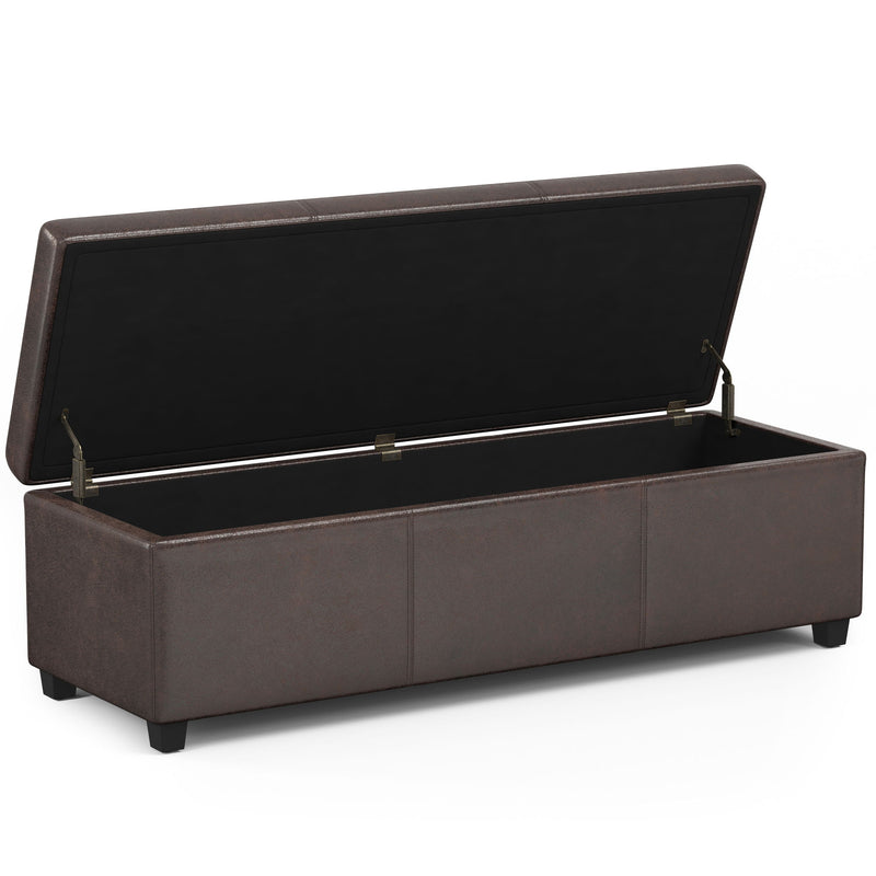 Avalon - Multifunctional Storage Ottoman Bench - R&R Furniture Gallery (Fountain Valley, CA)