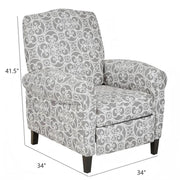 Kirby - Transitional Push Back Recliner Chair - R&R Furniture Gallery (Fountain Valley, CA)