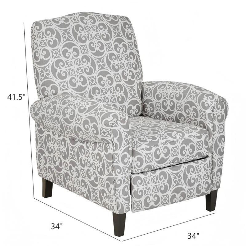 Kirby - Transitional Push Back Recliner Chair - R&R Furniture Gallery (Fountain Valley, CA)