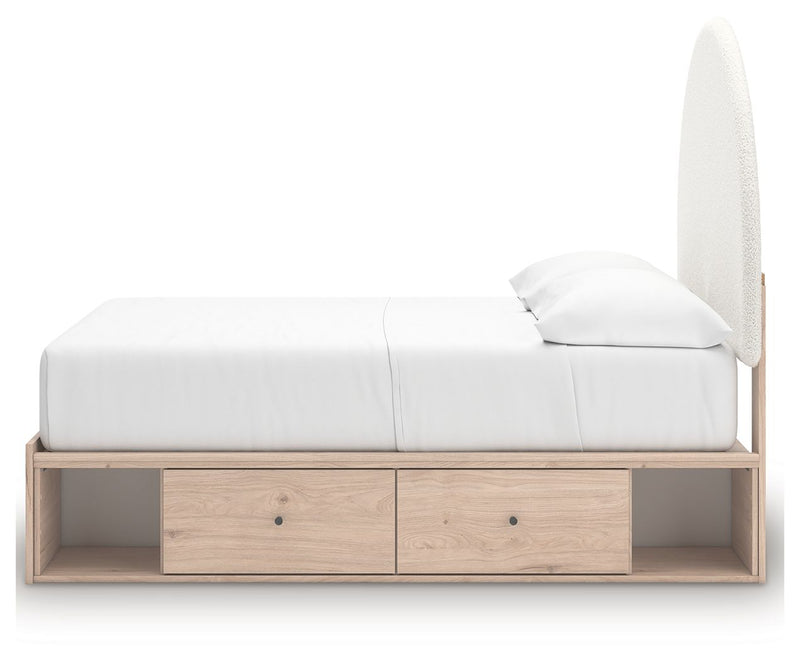Arloster - Upholstered Panel Bed - R&R Furniture Gallery (Fountain Valley, CA)