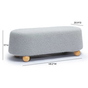 Jaine - Large Ottoman - R&R Furniture Gallery (Fountain Valley, CA)