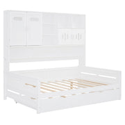 Daybed With All-In-One Cabinet And Shelf - R&R Furniture Gallery (Fountain Valley, CA)
