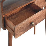 Solid Wood Curved Console Table - R&R Furniture Gallery (Fountain Valley, CA)