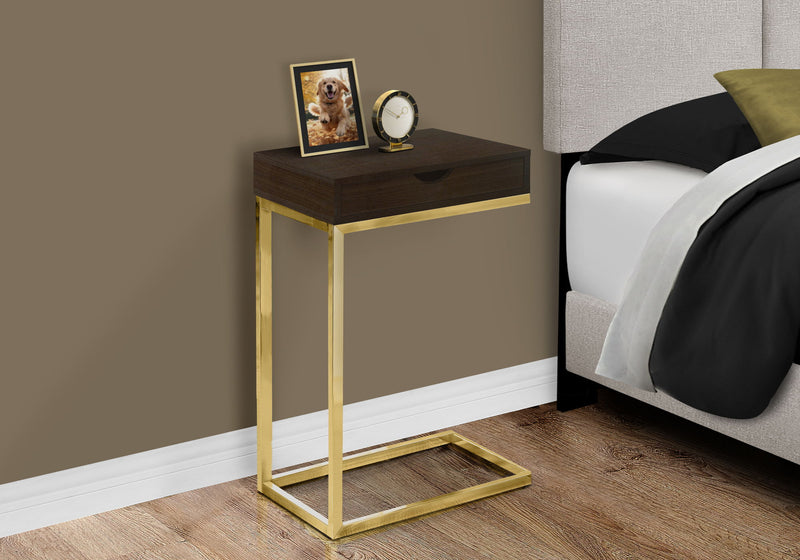 Accent Table, C - Shaped Contemporary & Modern Elegant Design - R&R Furniture Gallery (Fountain Valley, CA)