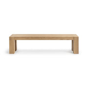 Classic Home Bristol dining bench with wooden seat and sturdy legs, ideal for kitchen or dining room seating.