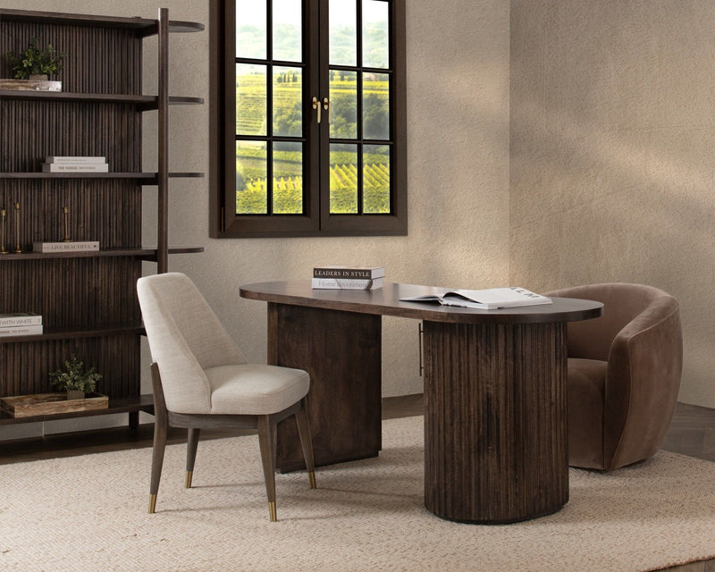 Redford - Desk - Kona Brown - R&R Furniture Gallery (Fountain Valley, CA)
