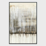 Steam - 48" x 72" Painting Art by Buddy Whitlock - Gray