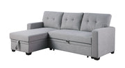 Upholstered Pull Out Sectional Sofa With Chaise - R&R Furniture Gallery (Fountain Valley, CA)