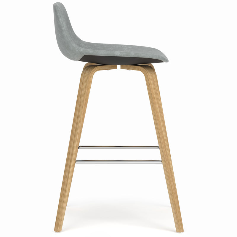 Randolph Bentwood - Upholstered Counter / Bar Height Stool (Set of 2) - R&R Furniture Gallery (Fountain Valley, CA)