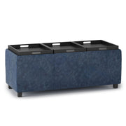 Avalon - Upholstered Storage Ottoman - R&R Furniture Gallery (Fountain Valley, CA)