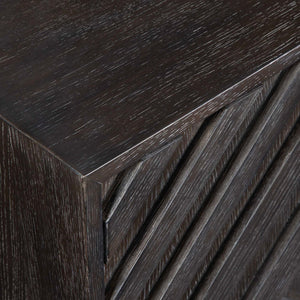 Faulkner - 4 Door Cabinet - Black