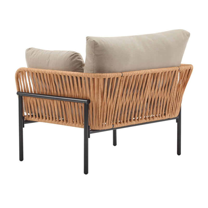Rope Lounge Chair With Cushions For Modern Spaces - R&R Furniture Gallery (Fountain Valley, CA)
