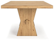 Galliden - Rectangular Dining Room Table - Light Brown - R&R Furniture Gallery (Fountain Valley, CA)